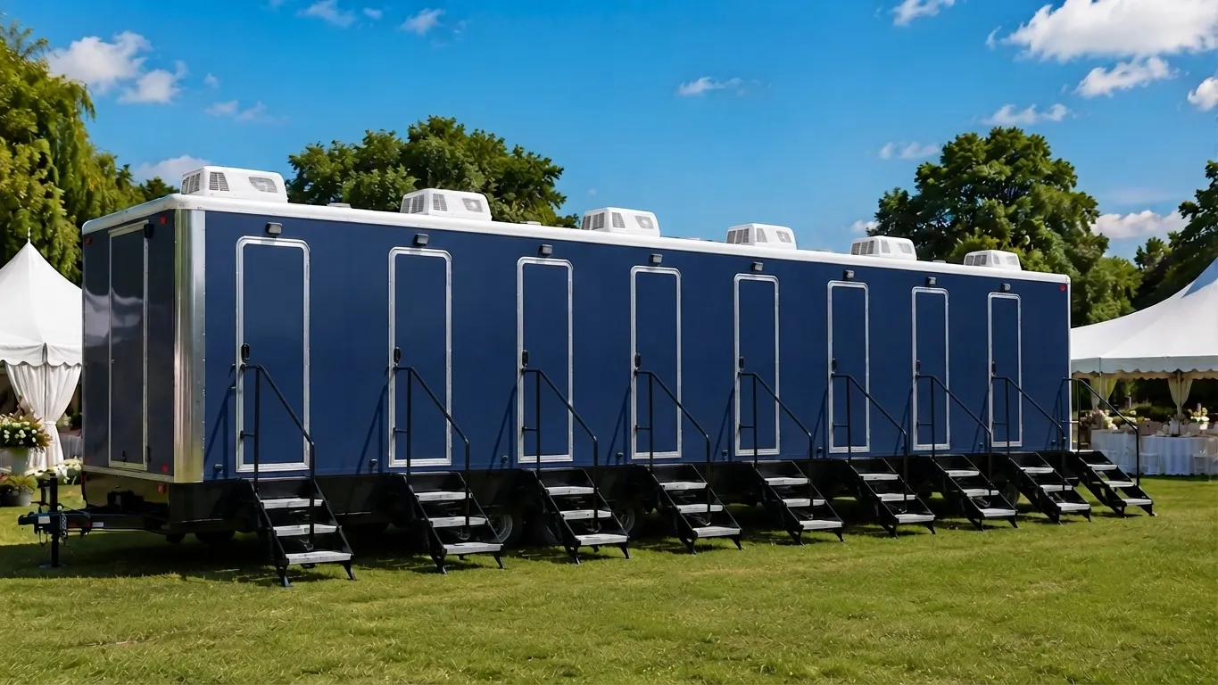8 Stall Restroom Trailer in Shawnee, KS
