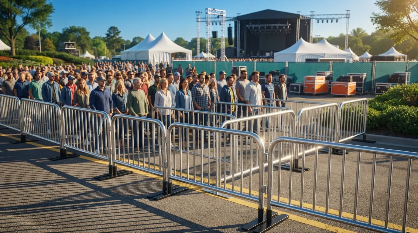 Crowd Control Barrier Rental in Shawnee, KS