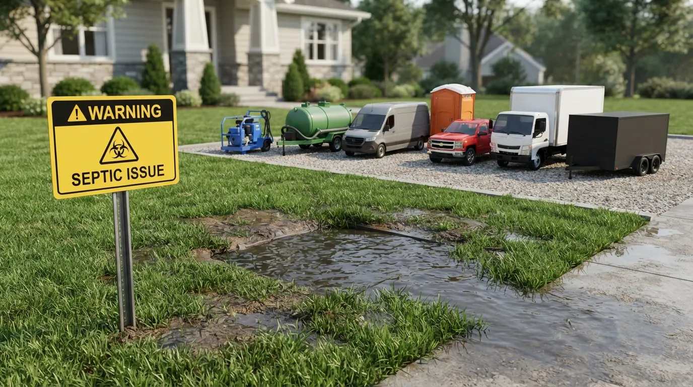 Septic Tank Warning Signs in Shawnee, KS